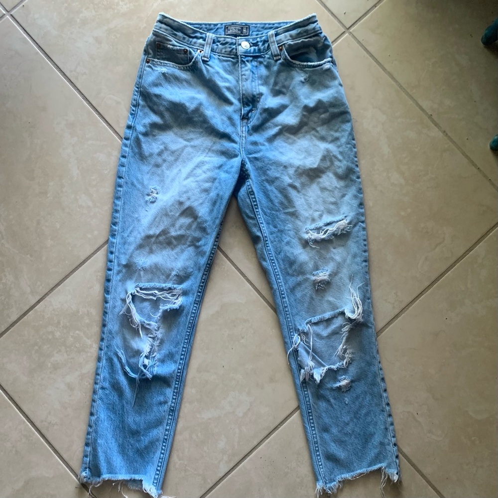 abercrombie annie girlfriend jeans